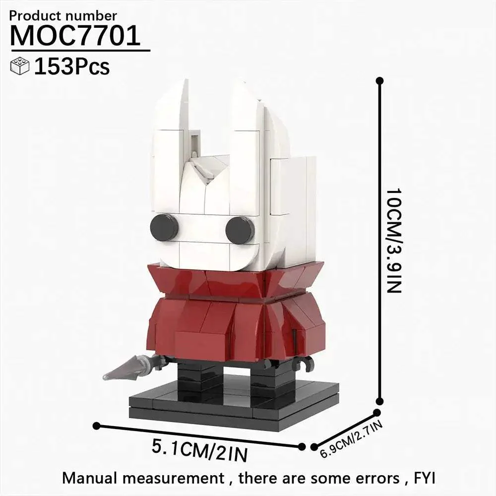 MOC Hollow Knight Silksong BrickHeadzed Educational Building Blocks Set - Image 6