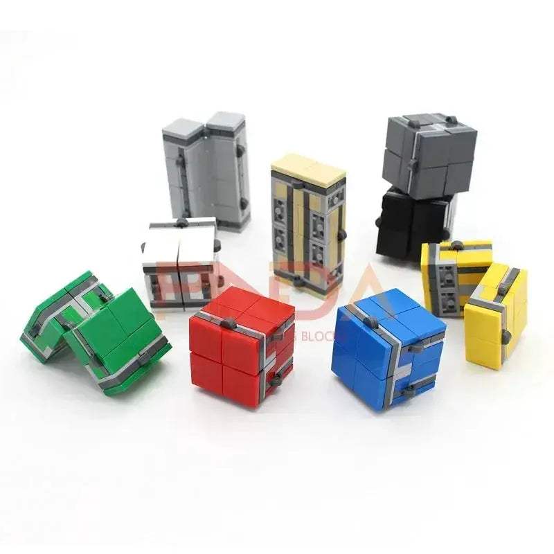 MOC Infinity Cube Fidget Toy Transforming Building Blocks
