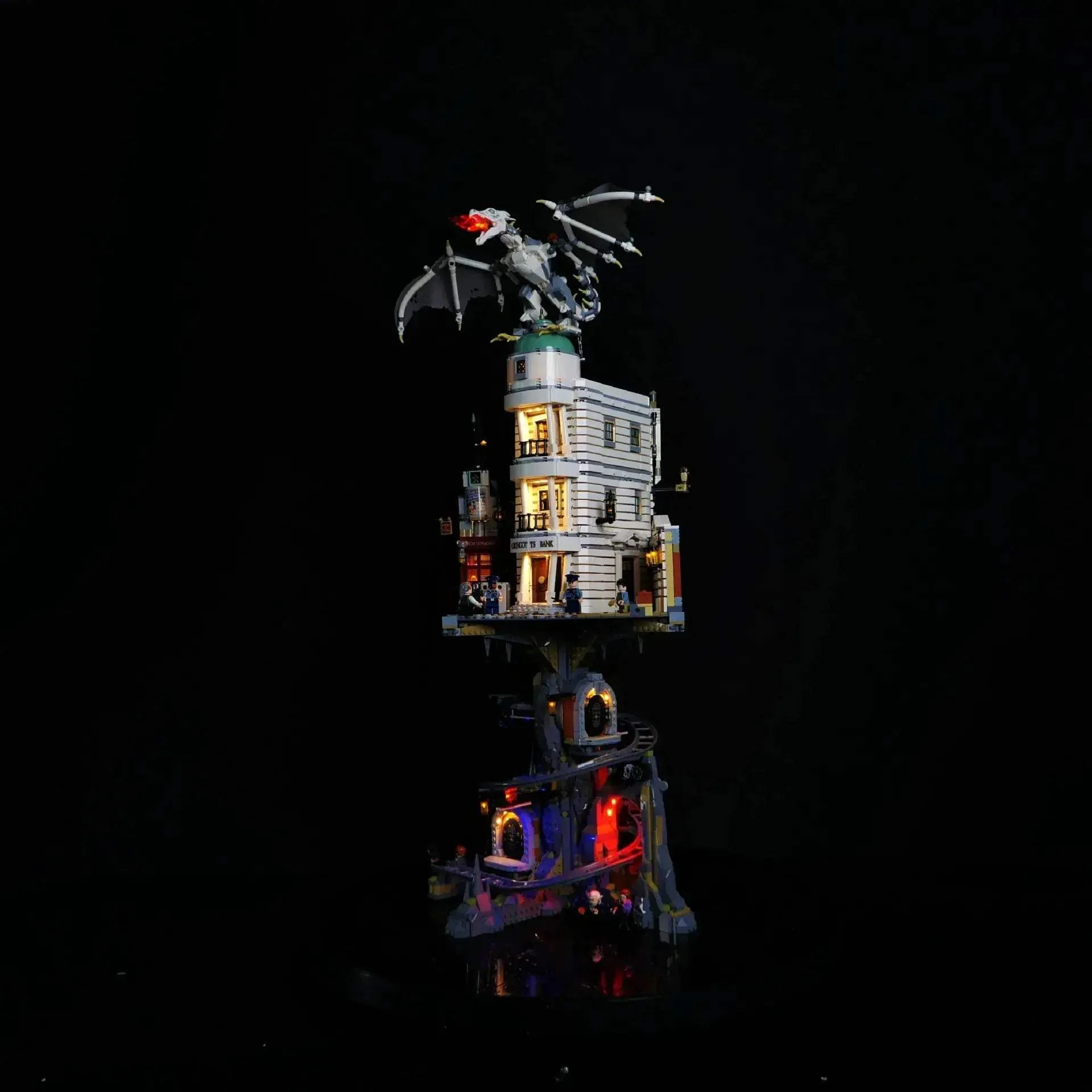 MOC LED Light For Gringotts Wizarding Bank LEGO Set Lighting Kit - Image 2