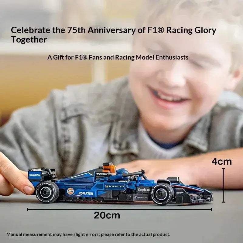 MOC LEGO Christmas Building Blocks Williams Racing F1 Gift Set - Image 5