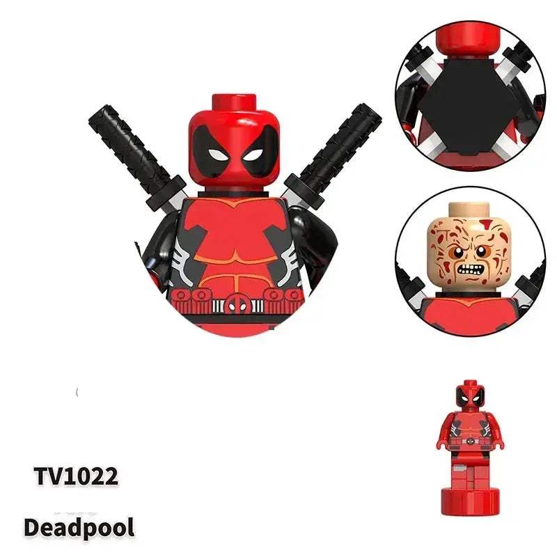 MOC Lego Compatible Anime Hero Mini Figures Building Blocks Gift - Image 18