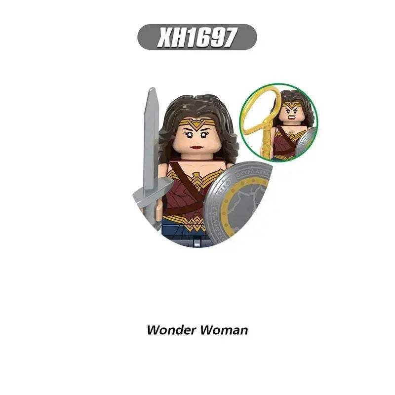 MOC Lego Compatible Anime Hero Mini Figures Building Blocks Gift - Image 39