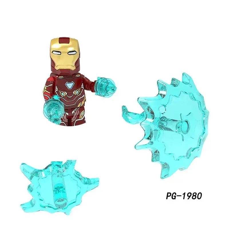 MOC Lego Compatible Anime Hero Mini Figures Building Blocks Gift - Image 70