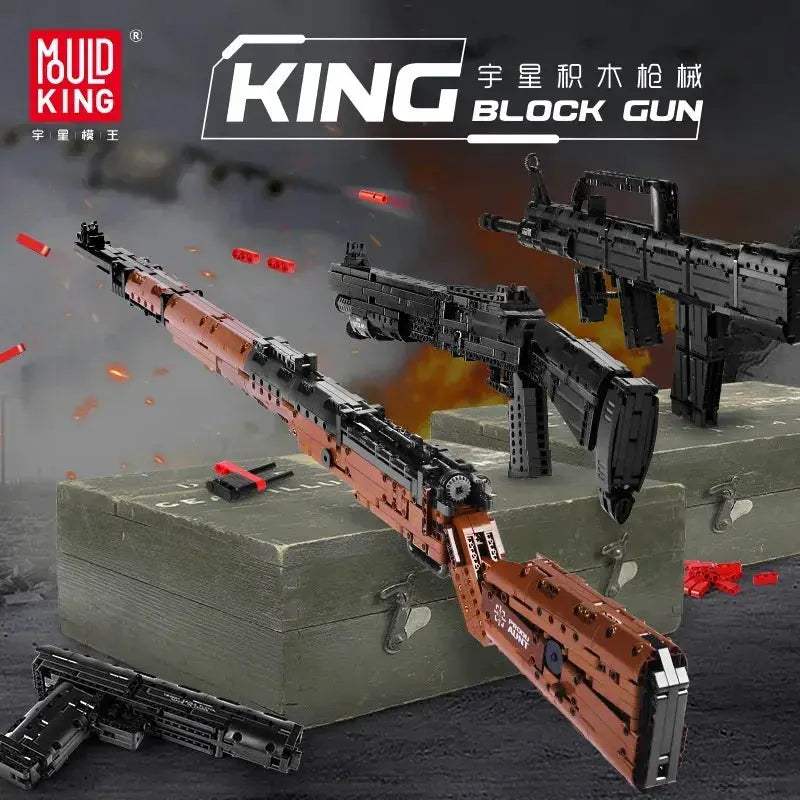 MOC Lego Compatible Building Blocks Set for Creative Pistol Models