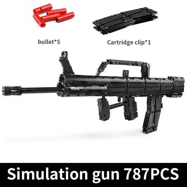 MOC Lego Compatible Building Blocks Set for Creative Pistol Models - Image 12