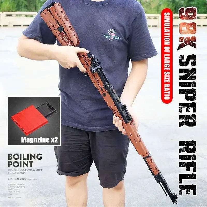 MOC Lego Compatible Building Blocks Set for Creative Pistol Models - Image 3