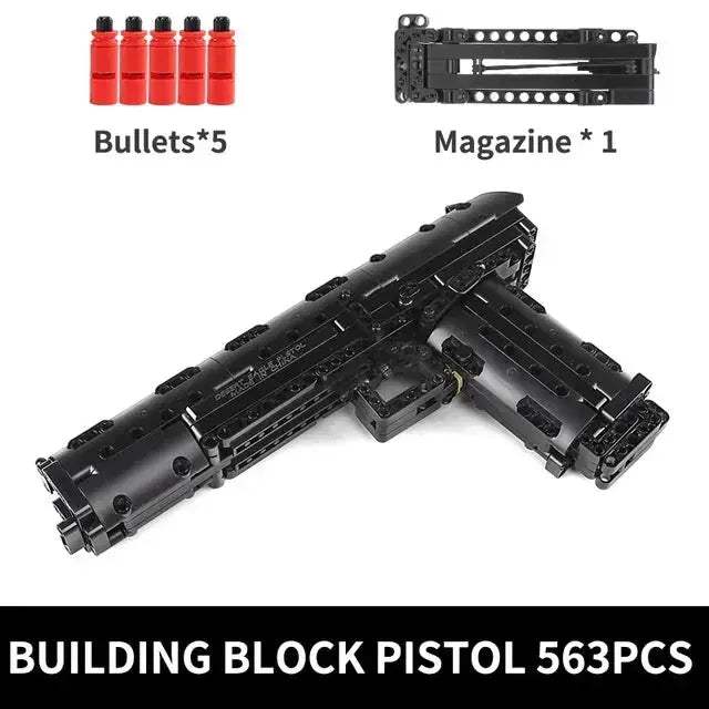 MOC Lego Compatible Building Blocks Set for Creative Pistol Models - Image 9