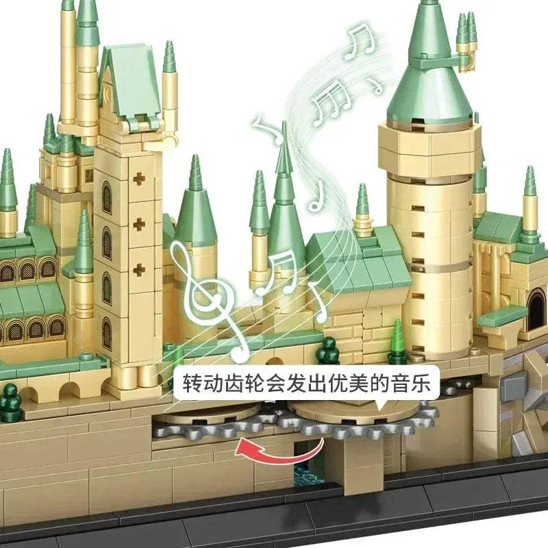 MOC Lego Compatible Building Blocks Set Magic Academy Model Educational Toy - Image 4