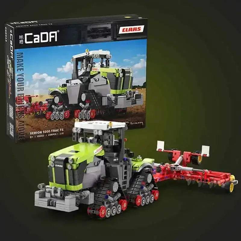 MOC Lego Compatible Claas Tractor Building Blocks Set 1336pcs - Image 6
