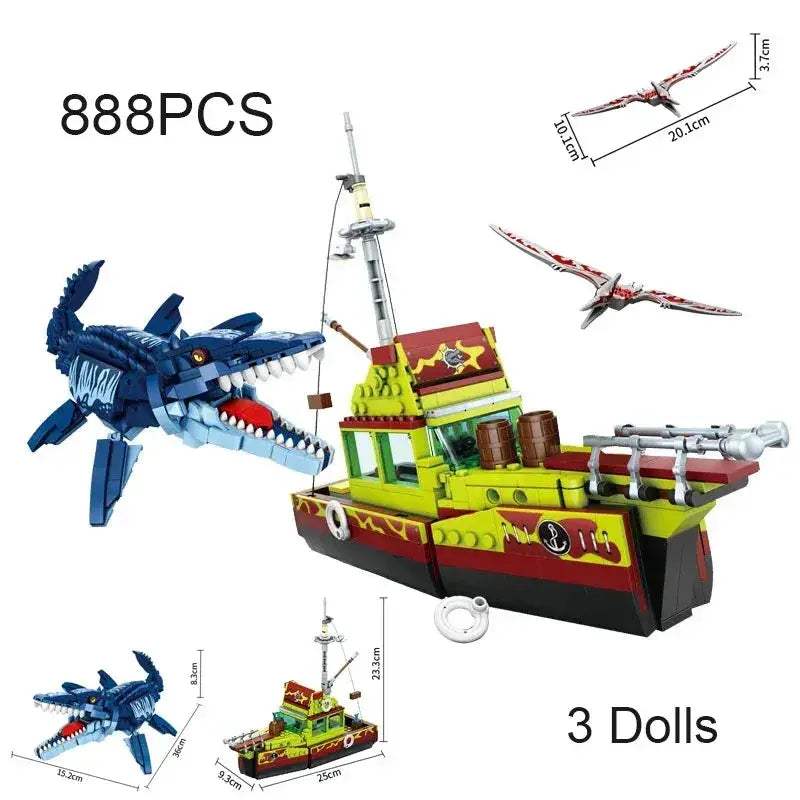 MOC LEGO Compatible Dinosaur Building Blocks Set For Kids - Image 8