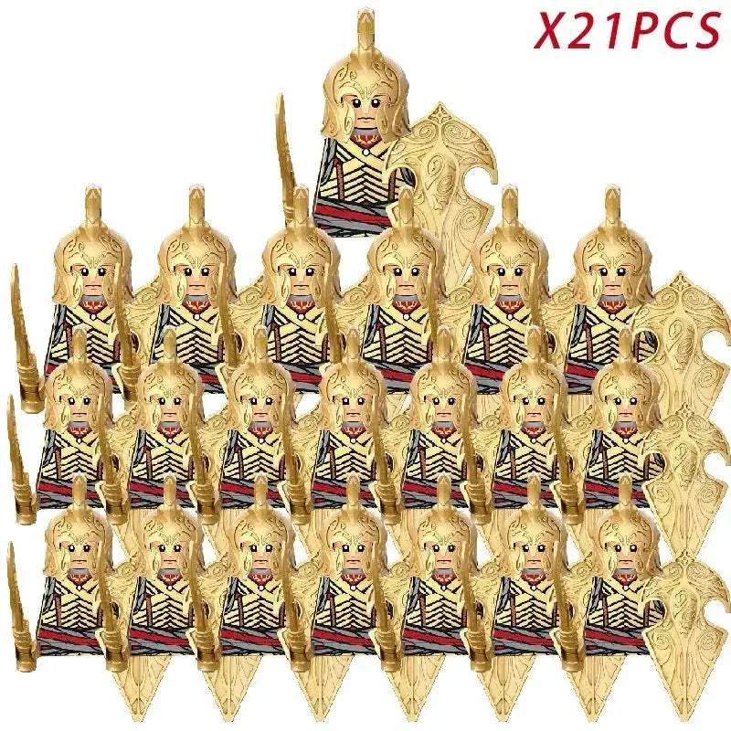 MOC Lego Compatible Fantasy Army Building Blocks Figures Set - Image 34
