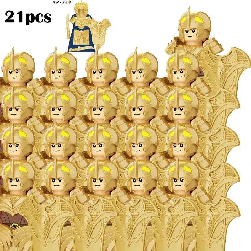 MOC Lego Compatible Fantasy Army Building Blocks Figures Set - Image 38