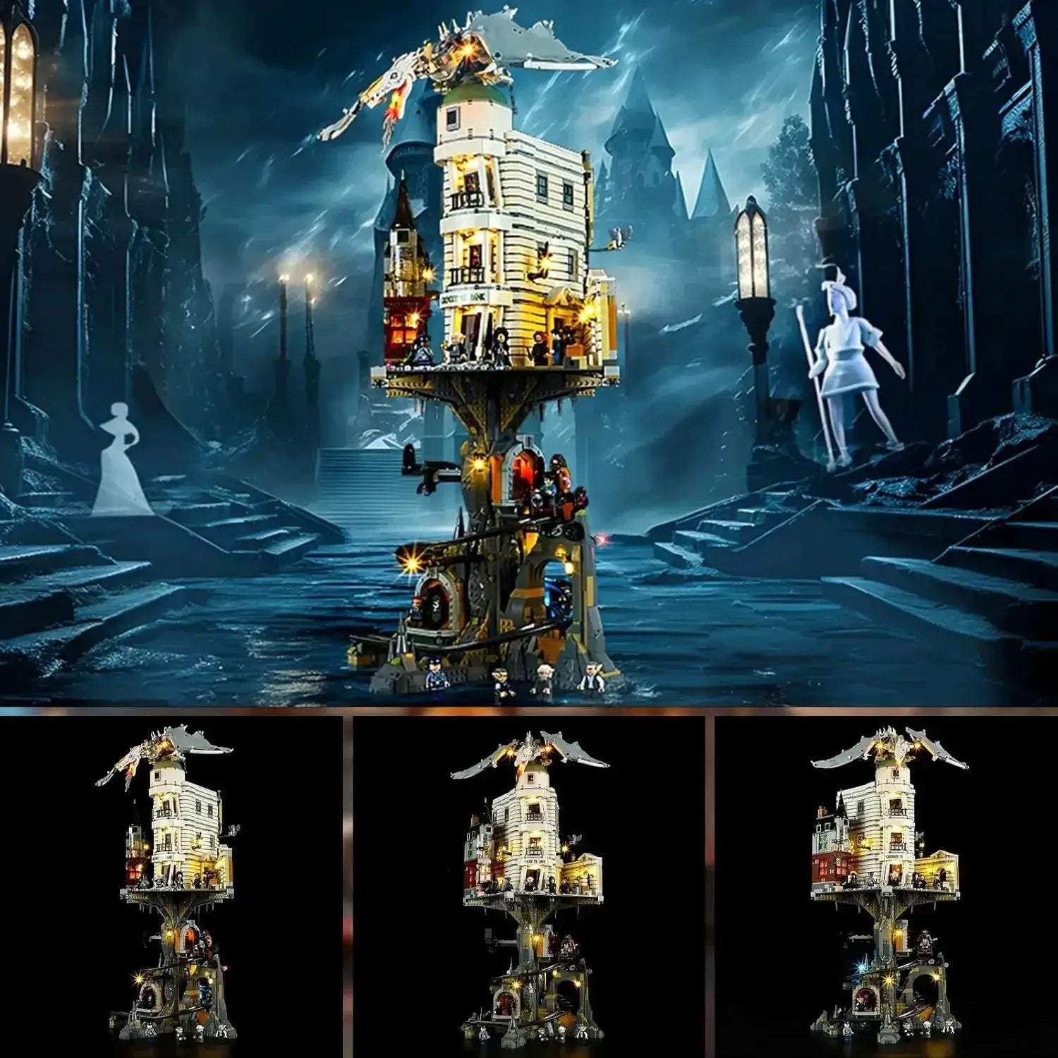 MOC Lego Compatible LED Light For Gringotts Wizarding Bank - Image 4