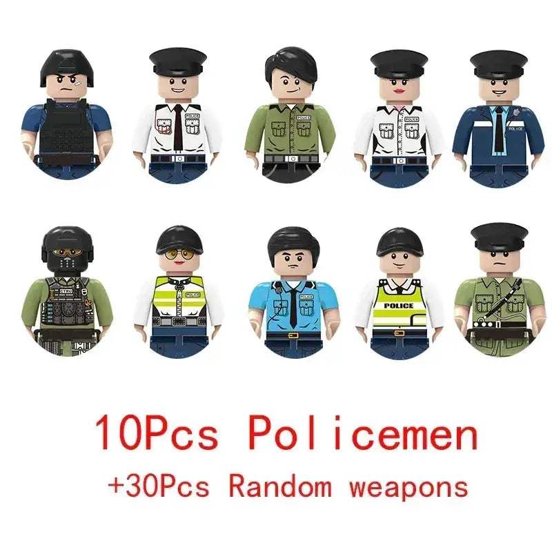 MOC Lego Compatible Military Building Blocks Set With Figures - Image 49