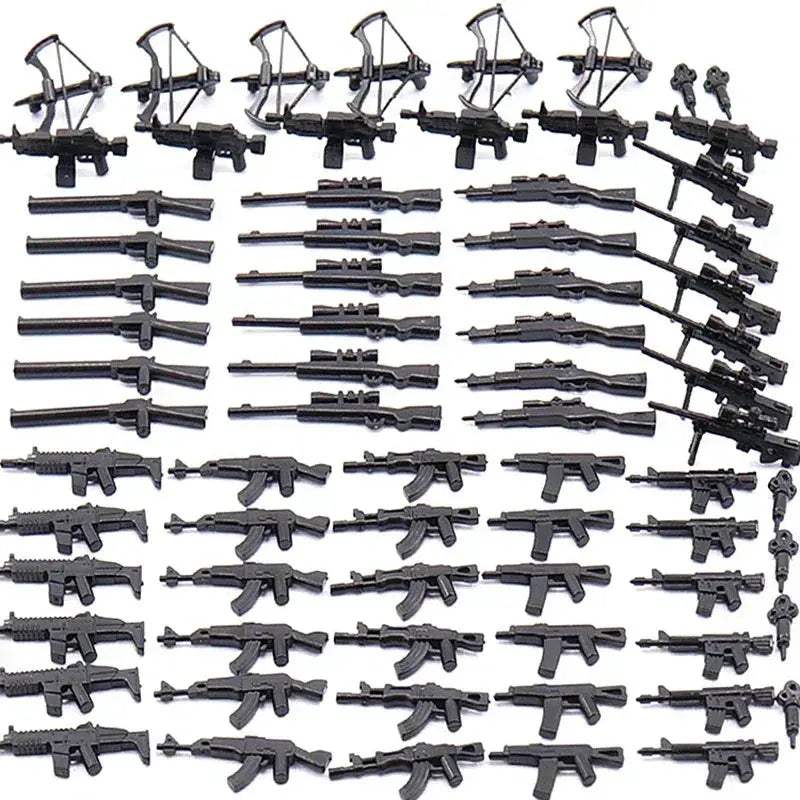 MOC Lego Compatible Military Building Blocks Set With Weapons - Image 3