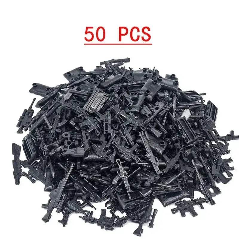 MOC Lego Compatible Military Building Blocks Set With Weapons - Image 45