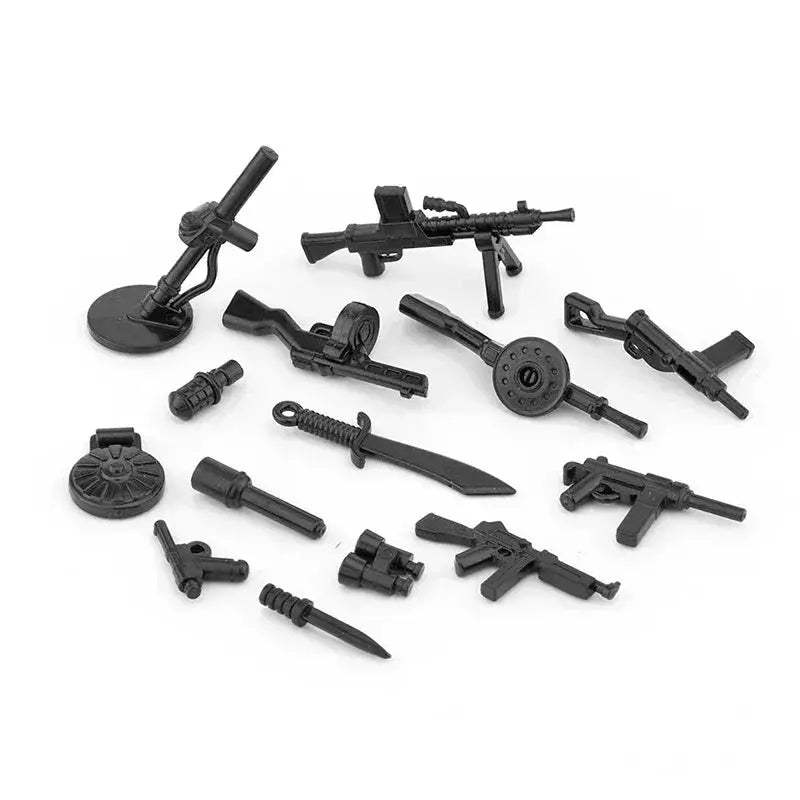 MOC Lego Compatible Military Building Blocks Set With Weapons - Image 78