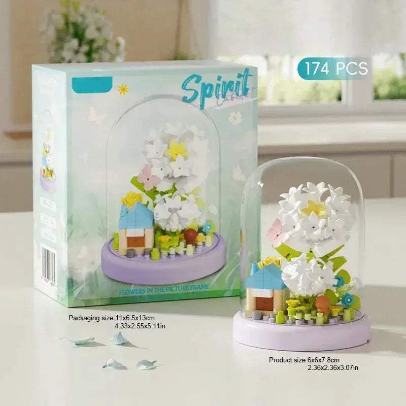 MOC Lego Compatible Potted Eternal Flower Building Block - Image 7