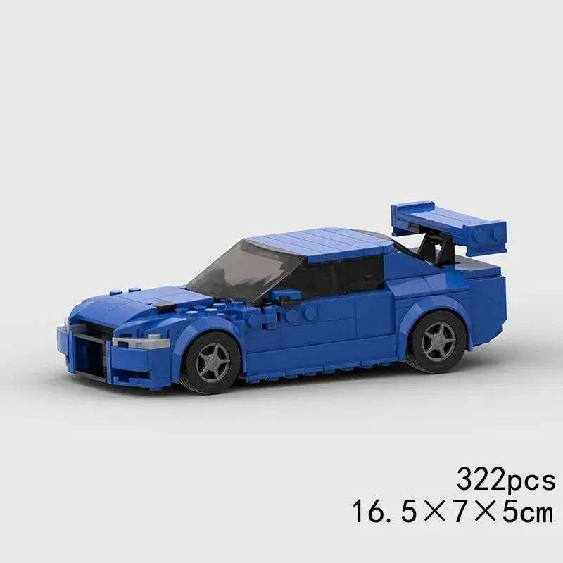 MOC LEGO Compatible Race Car Building Blocks Set For Kids - Image 16