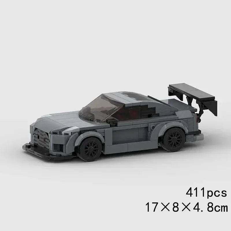 MOC LEGO Compatible Race Car Building Blocks Set For Kids - Image 36