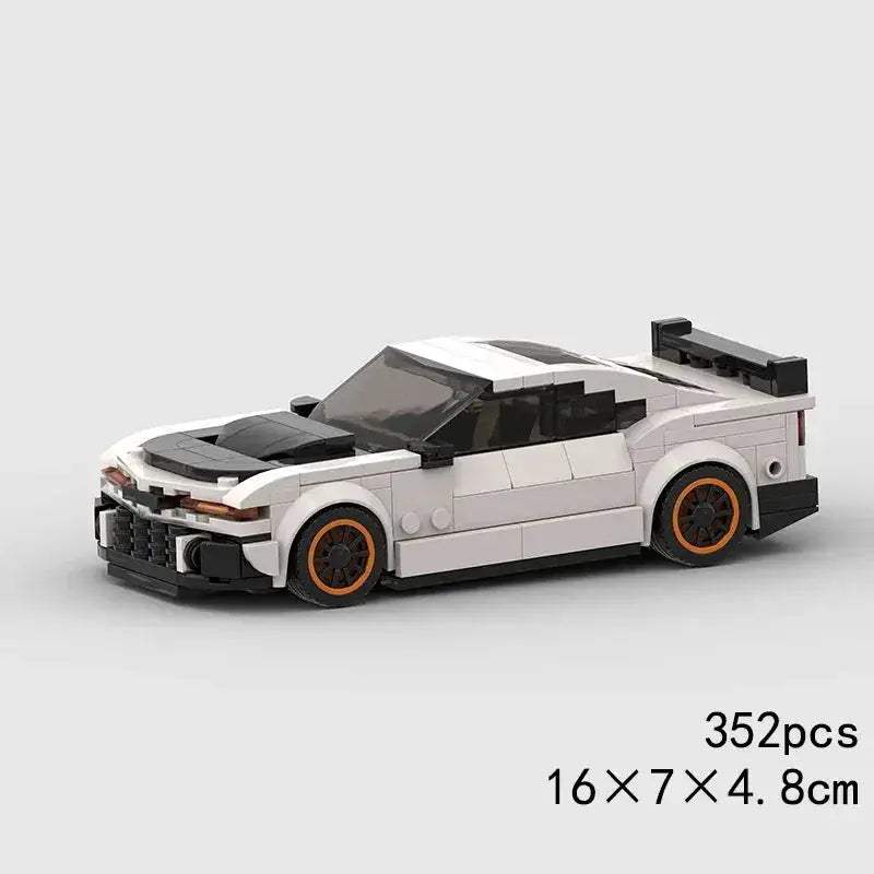 MOC LEGO Compatible Race Car Building Blocks Set For Kids - Image 7