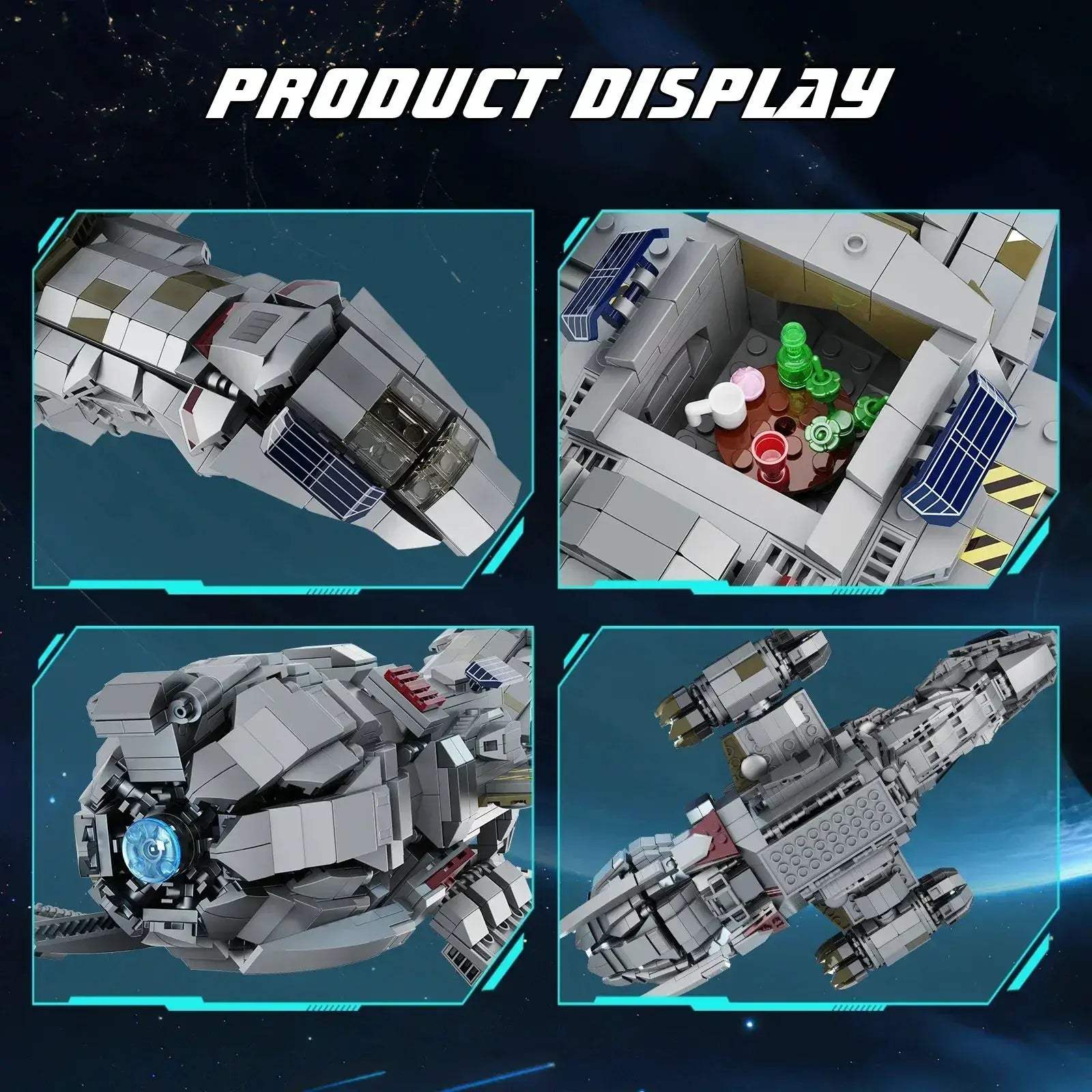 MOC LEGO Compatible Spaceship Building Blocks Set For Creative Play - Image 2
