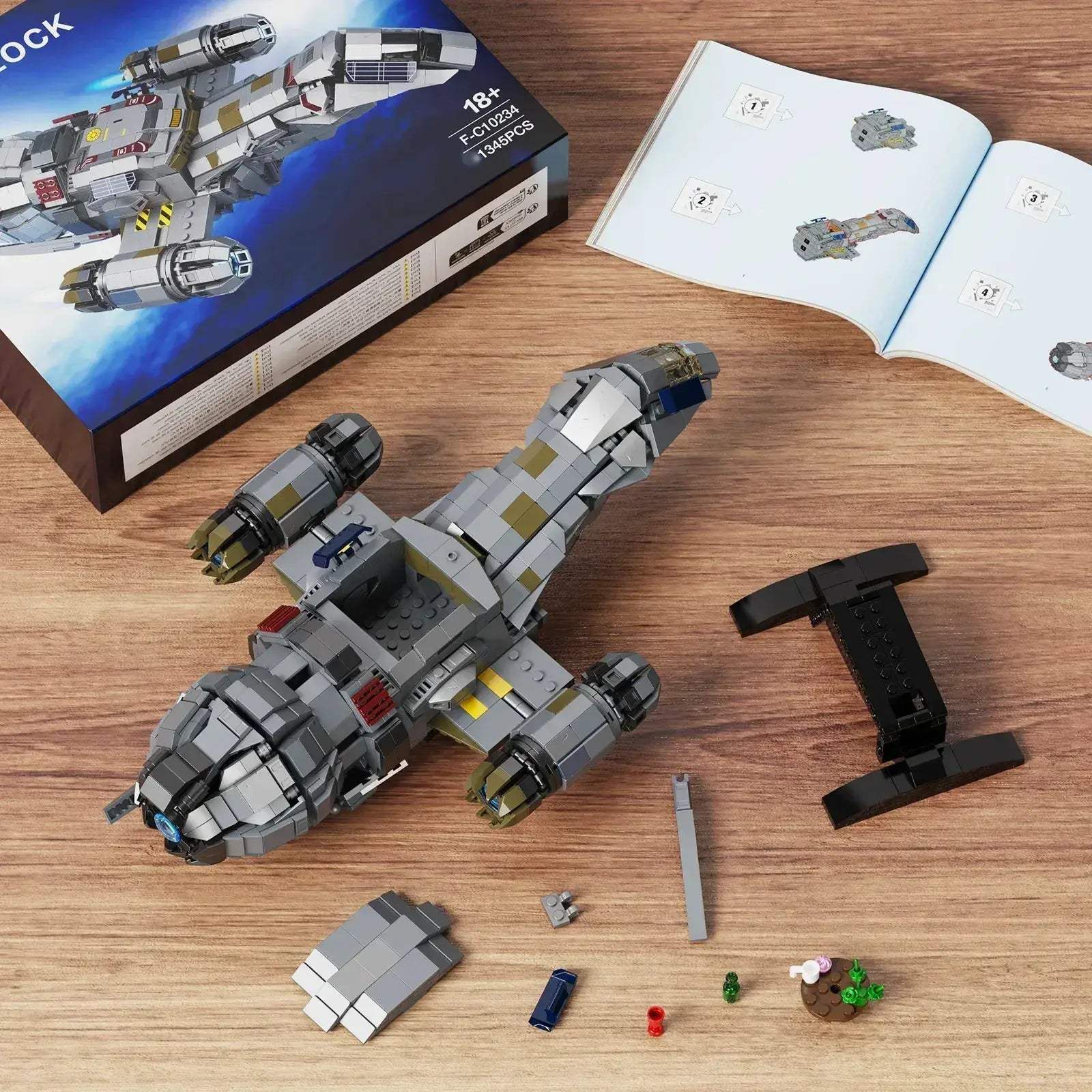 MOC LEGO Compatible Spaceship Building Blocks Set For Creative Play - Image 4