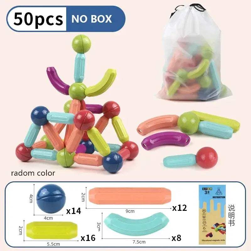 MOC Magnetic Building Blocks Set For STEM Learning Fun - Image 11