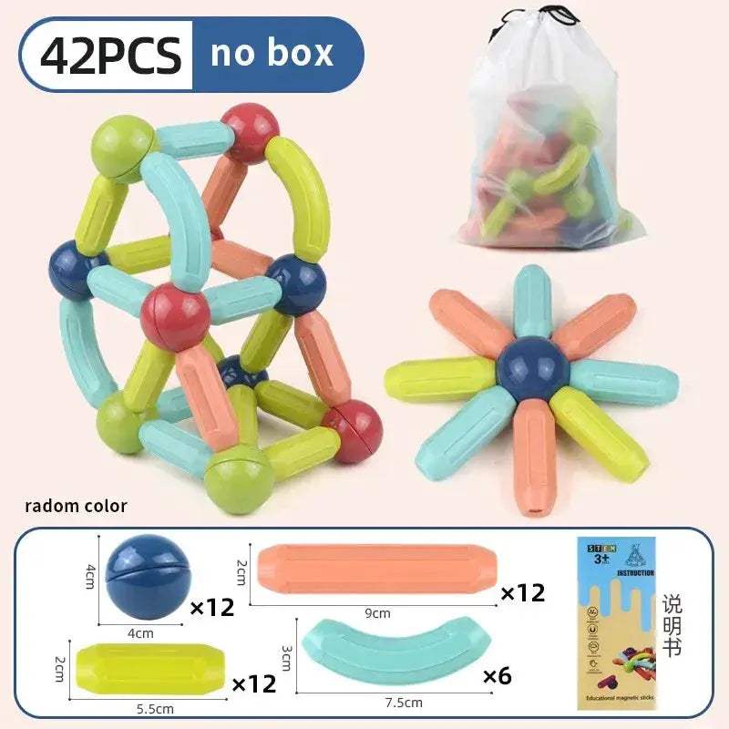 MOC Magnetic Building Blocks Set For STEM Learning Fun - Image 12