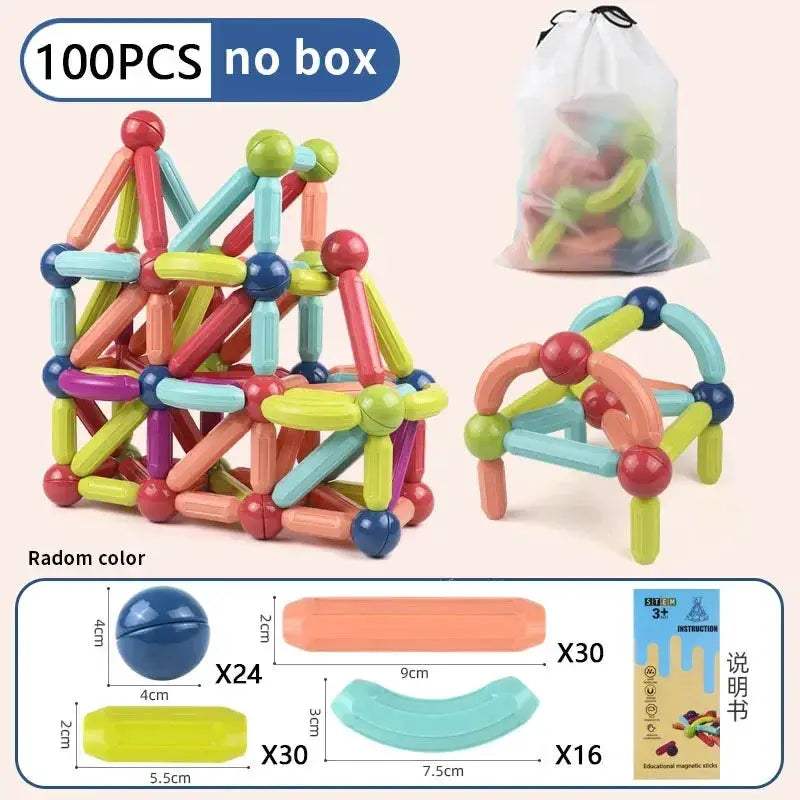 MOC Magnetic Building Blocks Set For STEM Learning Fun - Image 14