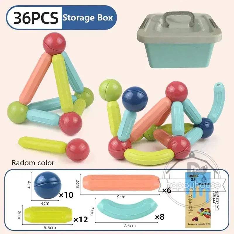 MOC Magnetic Building Blocks Set For STEM Learning Fun - Image 15