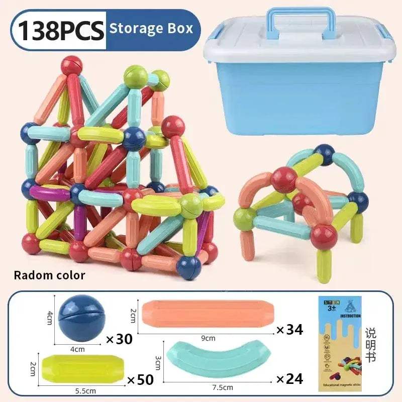 MOC Magnetic Building Blocks Set For STEM Learning Fun - Image 16