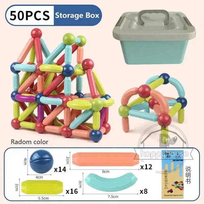 MOC Magnetic Building Blocks Set For STEM Learning Fun - Image 19