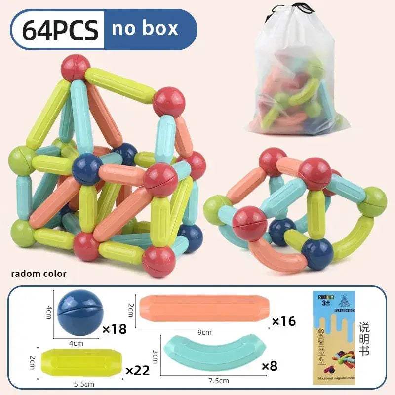 MOC Magnetic Building Blocks Set For STEM Learning Fun - Image 21