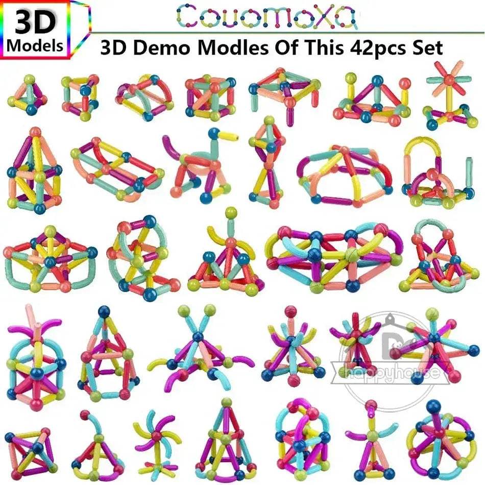 MOC Magnetic Building Blocks Set For STEM Learning Fun - Image 5