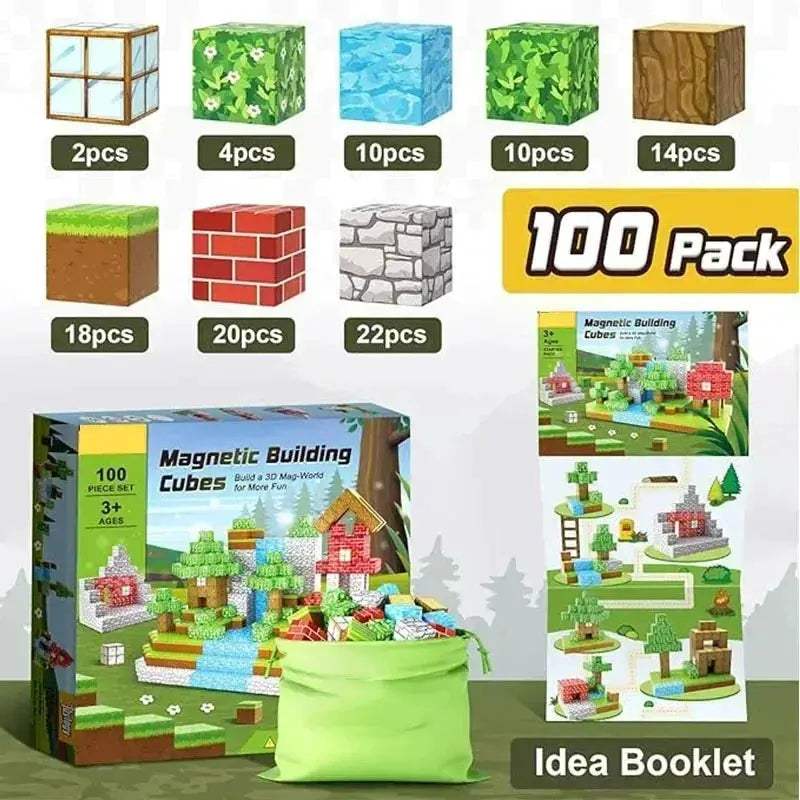 MOC Magnetic Building Blocks STEM Toy for Kids Montessori Learning - Image 9