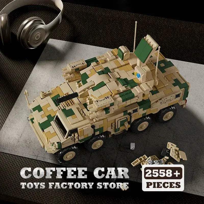 MOC Military Tank Lego Compatible Building Blocks Set 2558 Pieces