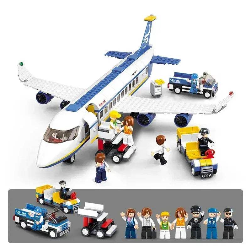MOC MOC City Airport Building Blocks Kit Compatible With Lego - Image 5