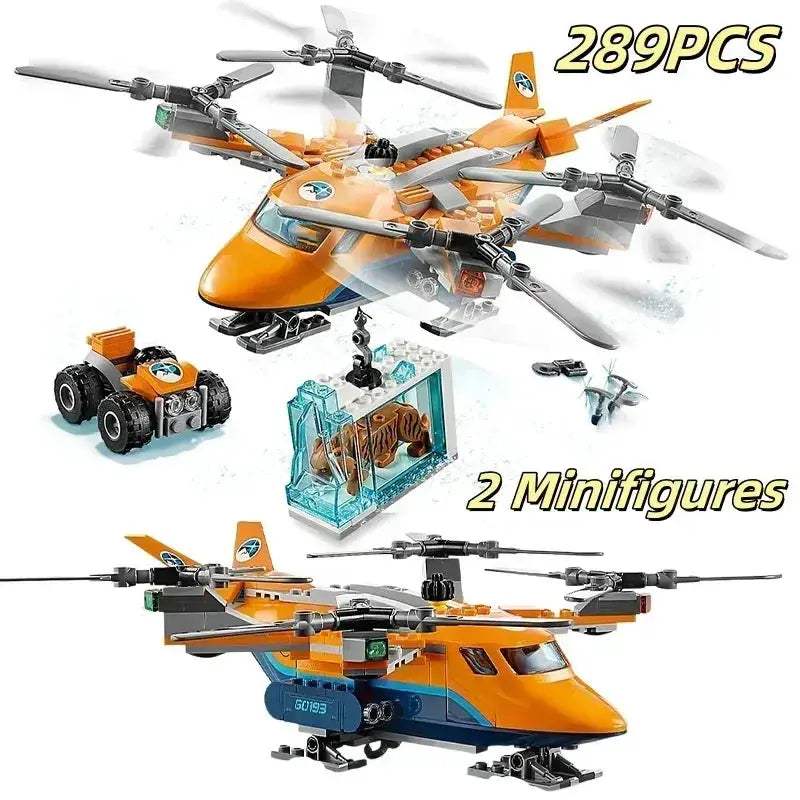 MOC MOC Lego Compatible Building Blocks For City Jungle Helicopter Play - Image 5