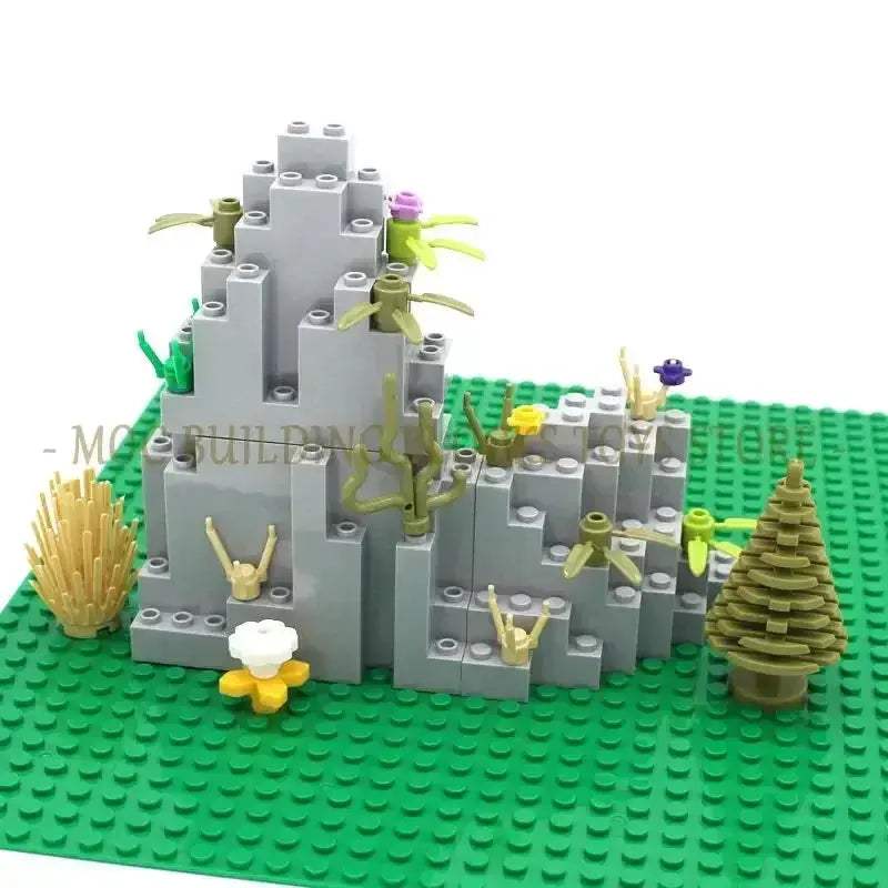 MOC MOC Lego Compatible Building Blocks Mountain Rampart Set - Image 6
