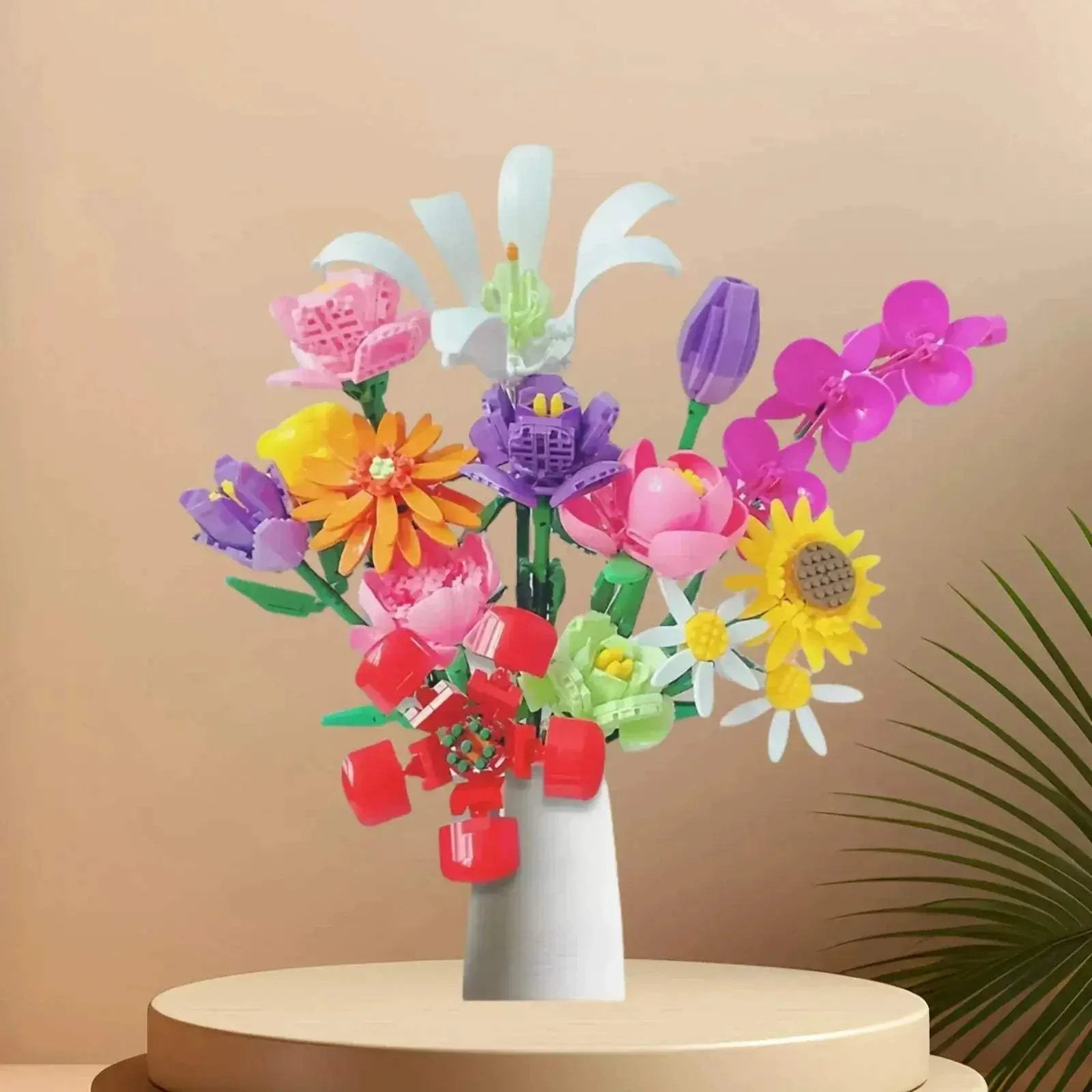 MOC MOC Lego Compatible Building Blocks Potted Plant Bouquet Set Gift - Image 6