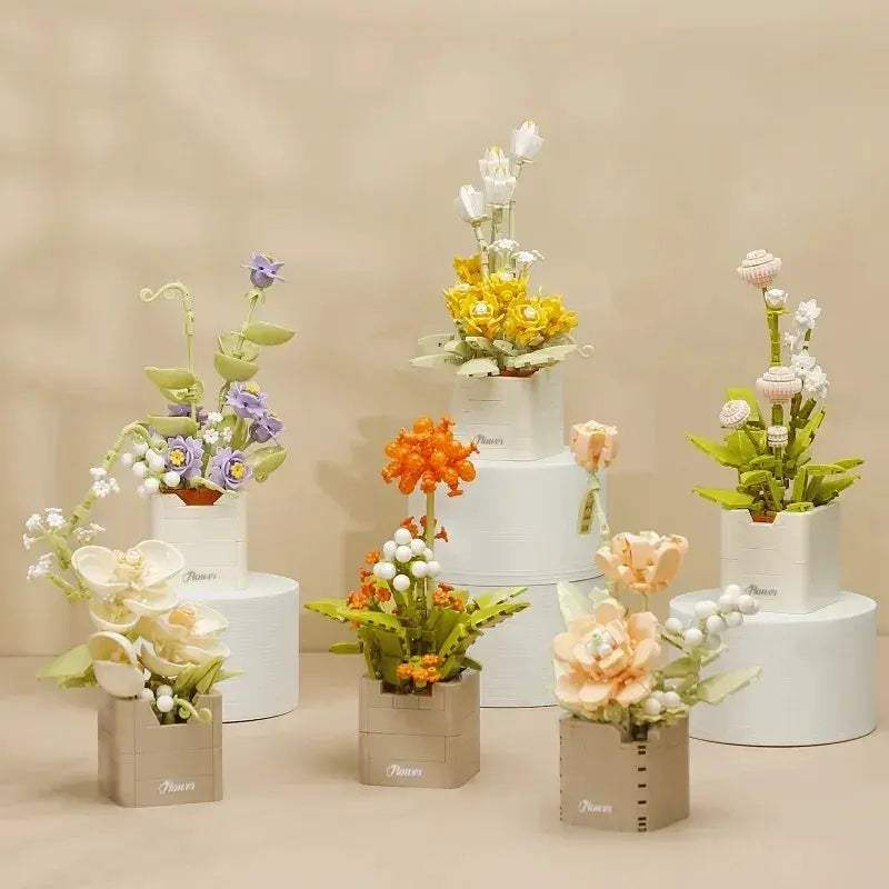 MOC MOC Lego Compatible Floral Building Blocks For Bonsai Creativity - Image 2