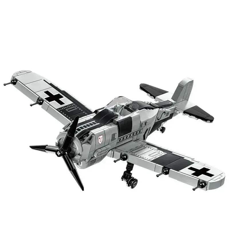 MOC MOC LEGO Compatible Fw 190 Aircraft Building Blocks Kit - Image 5