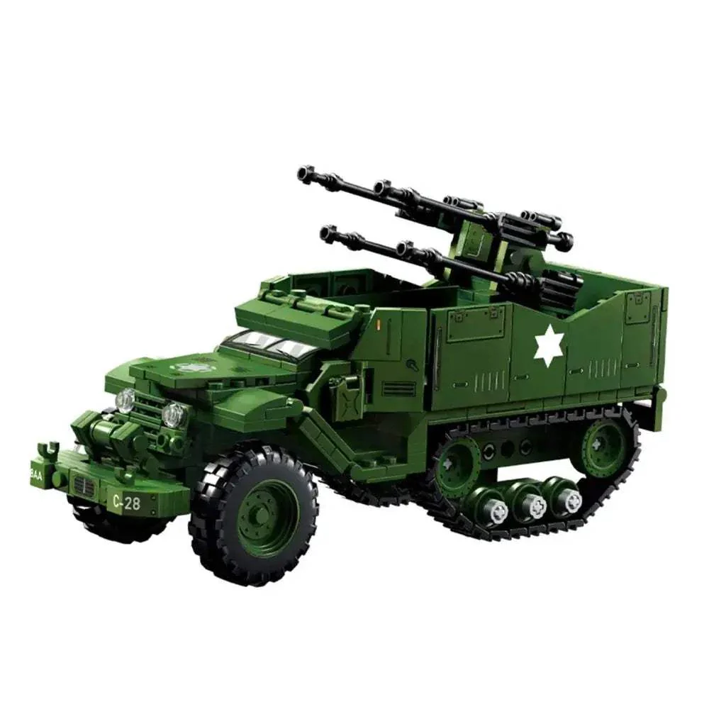 MOC MOC Lego Compatible Military Tank Building Blocks Set For Kids - Image 36