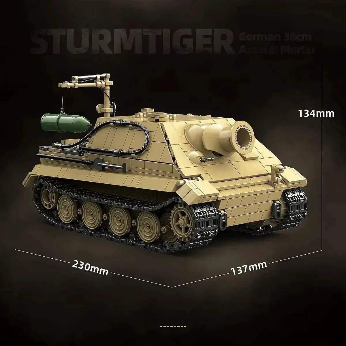 MOC MOC Military Tank Building Blocks Set LEGO Compatible For Kids - Image 6