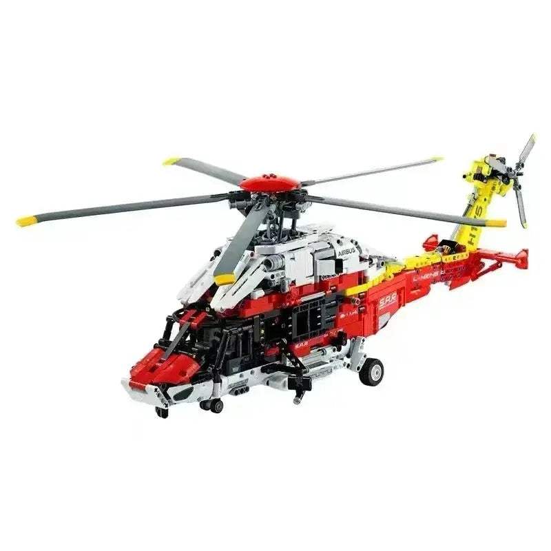 MOC MOC Rescue Helicopter Building Blocks 2001 Pieces Lego Compatible - Image 3
