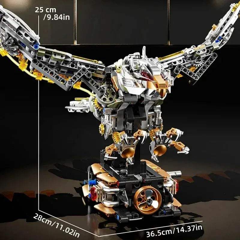MOC Motorized Mechanical Eagle Building Blocks Kit for Kids - Image 6