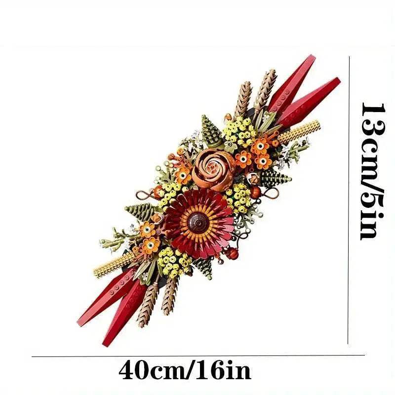 MOC Premium Building Blocks Artificial Dried Flowers Home Decor - Image 6