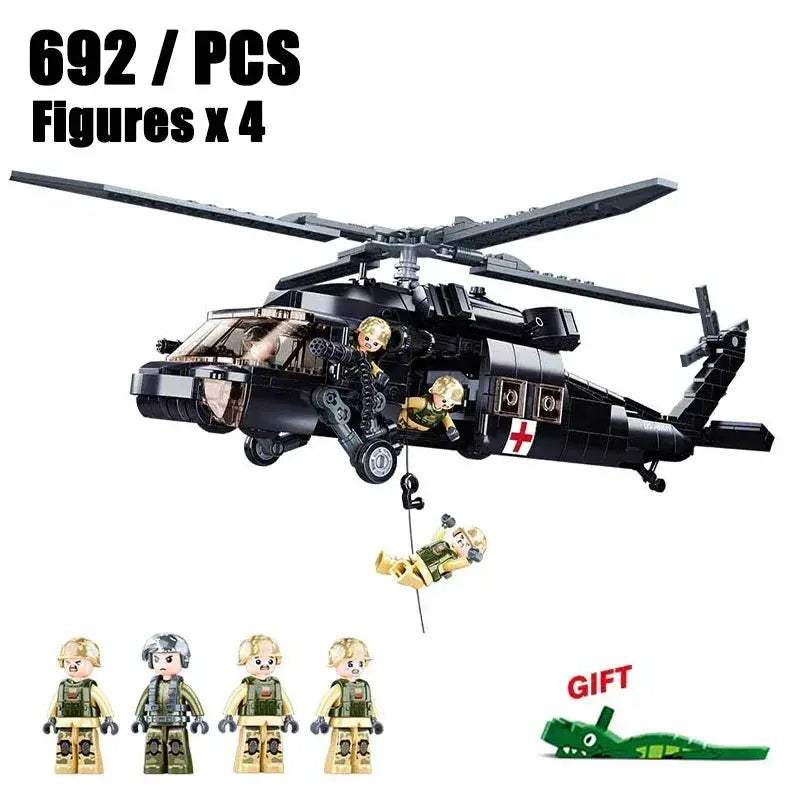 MOC Premium Building Blocks Mi 24 Hind Attack Helicopter Model Set For Builders And Collectors - Image 11