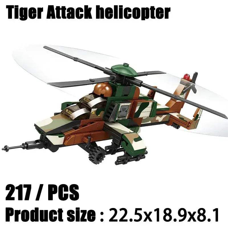 MOC Premium Building Blocks Mi 24 Hind Attack Helicopter Model Set For Builders And Collectors - Image 14